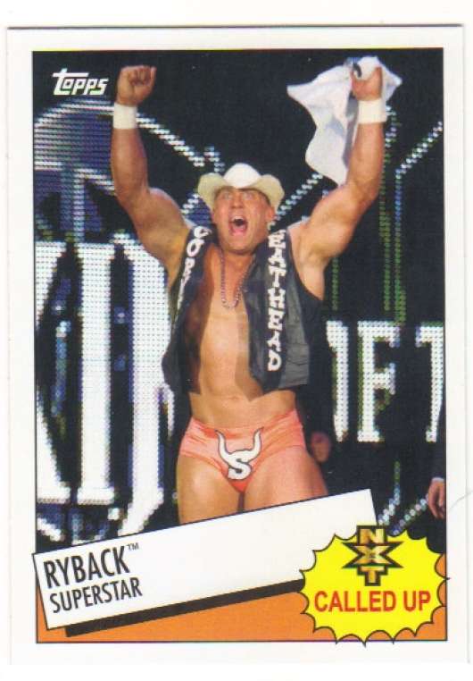 2015 Topps WWE Heritage Wrestling NXT Called Up Insert #6 Ryback 