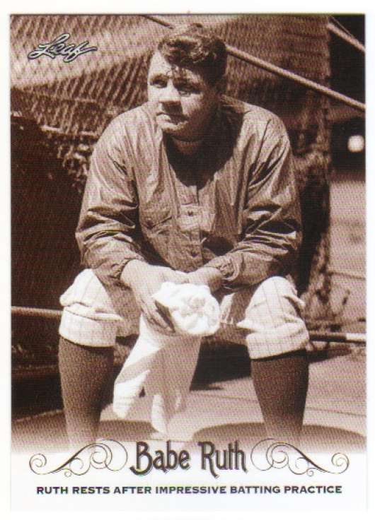 2016 Leaf Babe Ruth Collection #53 Babe Ruth 
