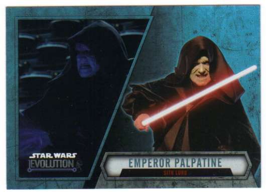 2016 Topps Star Wars Evolution Trading Card #49 Emperor Palpatine Sith Lord
