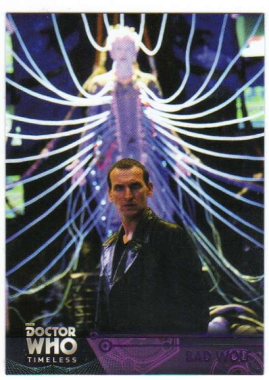 2016 Topps Doctor Who Timeless Purple Foil Parallel /50 #44 Bad Wolf