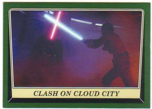 2016 Topps Star Wars Rogue One Mission Briefing Green #73 Clash on Cloud City