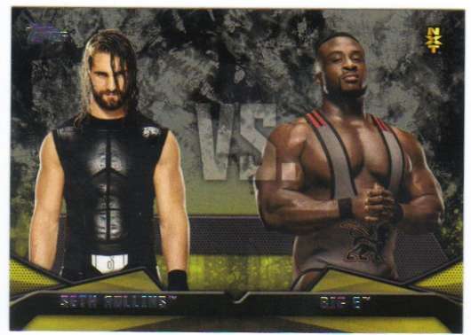 2016 Topps WWE Then Now Forever Rivalries NXT #20 Big E vs. Seth Rollins
