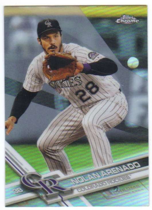 2017 Topps Chrome Baseball - Refractor Parallel Cards - Choose Card #'s ...