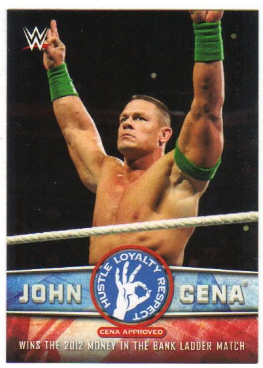 John Cena #12 de 40 WWE 2017 TOPPS Tribute trading card